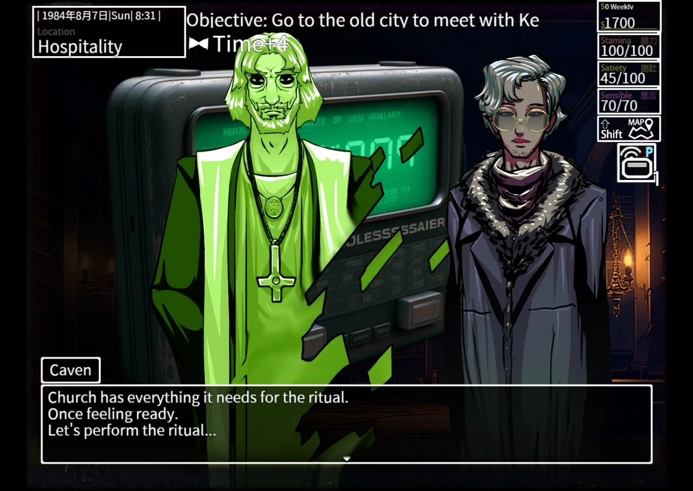 BlackBook80 gameplay screenshot 8 (Ren'Py adult game) by Medio Ting – free download