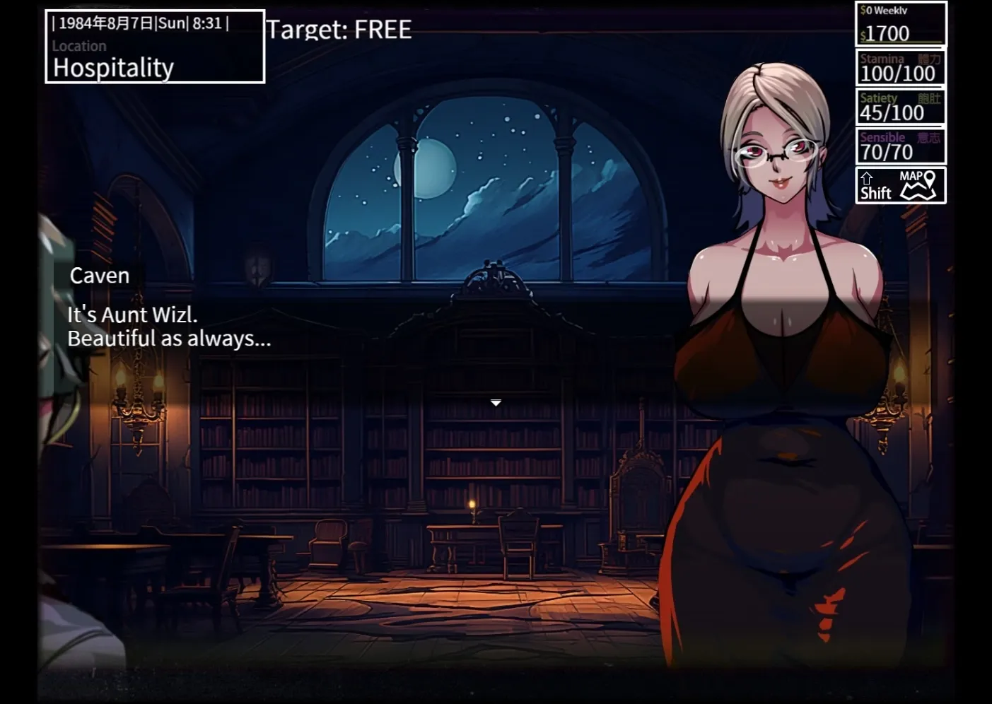BlackBook80 gameplay screenshot 9 (Ren'Py adult game) by Medio Ting – free download