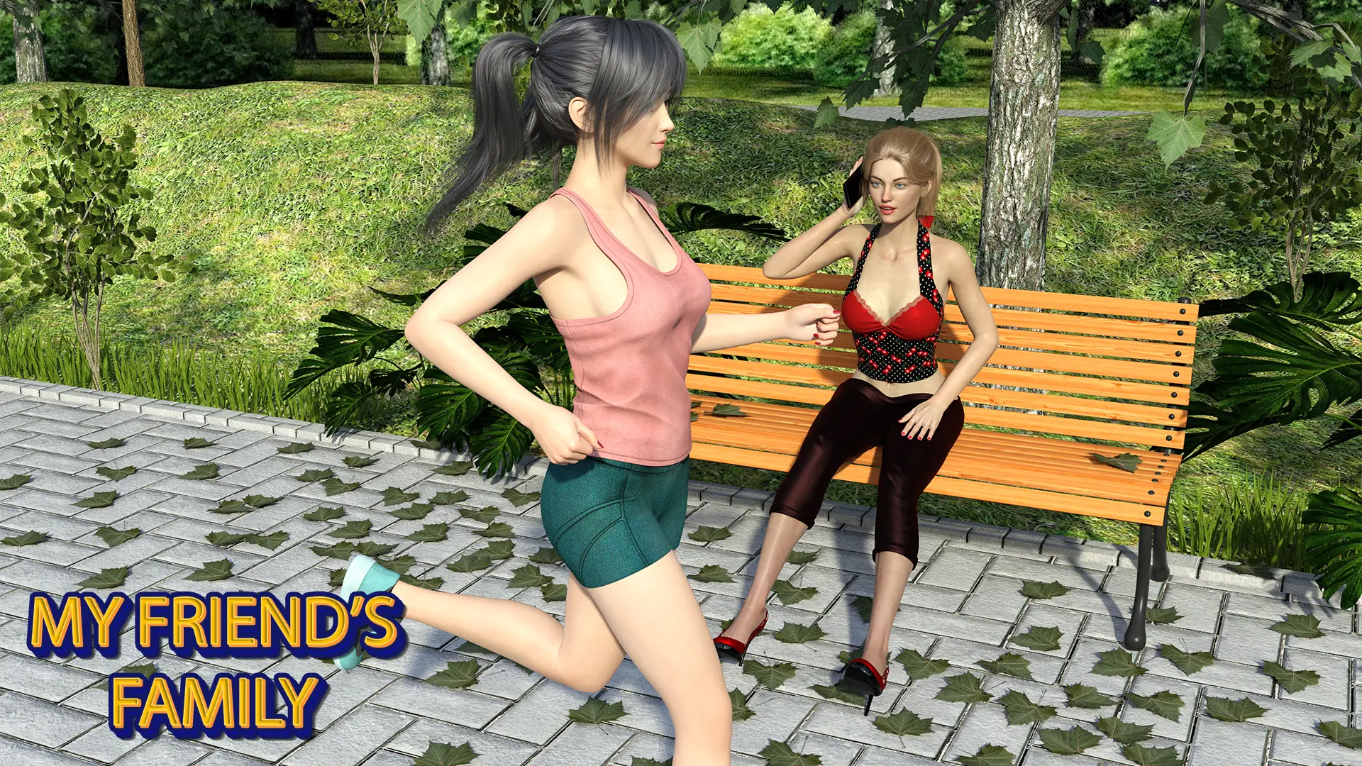 My Friend’s Family cover 1.0.4 – Ren'Py adult game by Captain Kitty free download