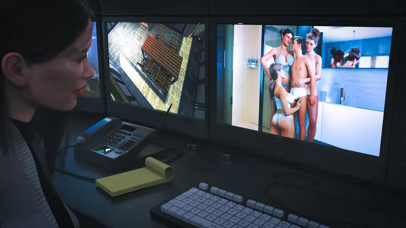 QPrey 2: House Arrest cover 0.06 – Ren'Py adult game by Rwocie free download