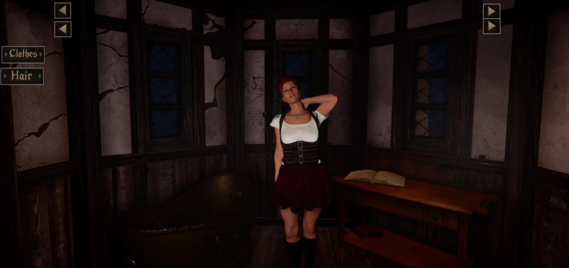 Brothel of Darkness gameplay screenshot 2 (Ren'Py adult game) by FTR Game Studio – free download