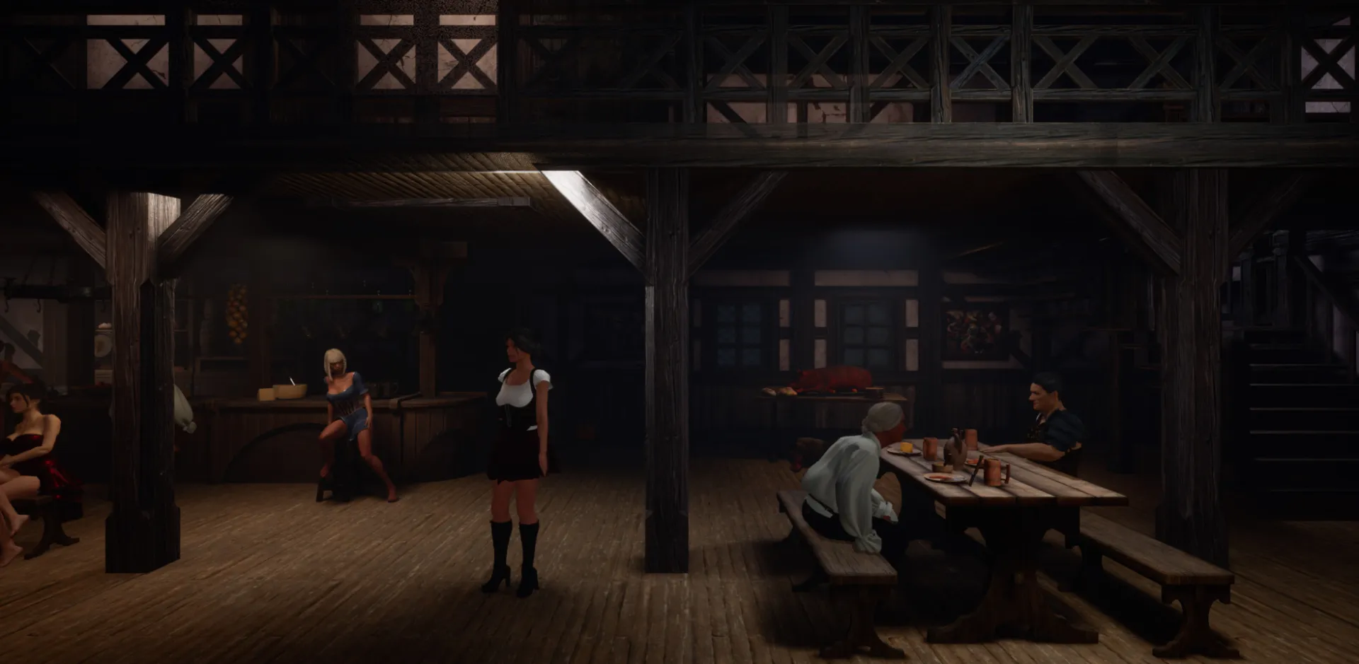 Brothel of Darkness gameplay screenshot 5 (Ren'Py adult game) by FTR Game Studio – free download