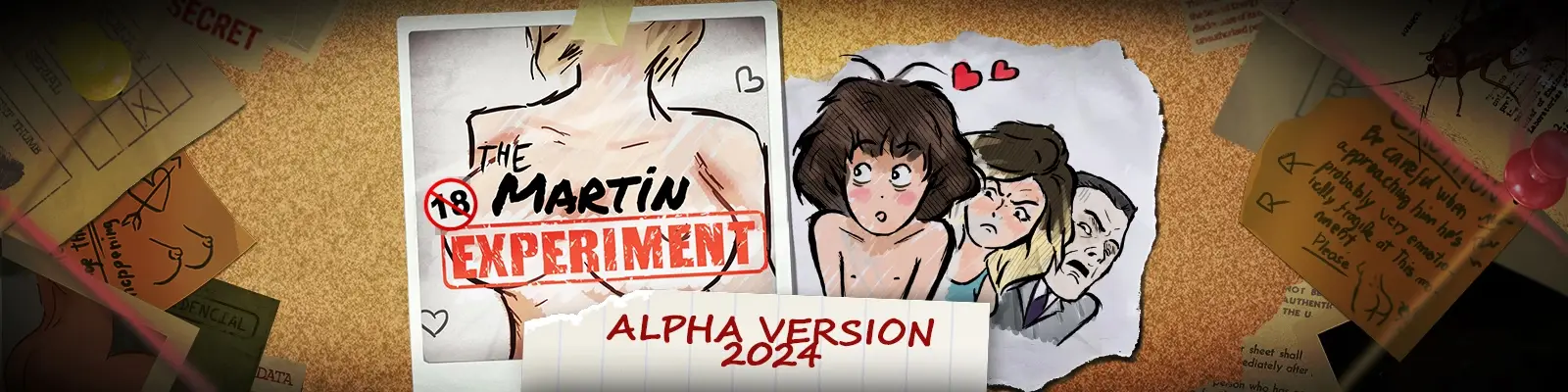 The Martin Experiment cover Alpha - 2026.05.23 – Ren'Py adult game by The Martin Experiment free download