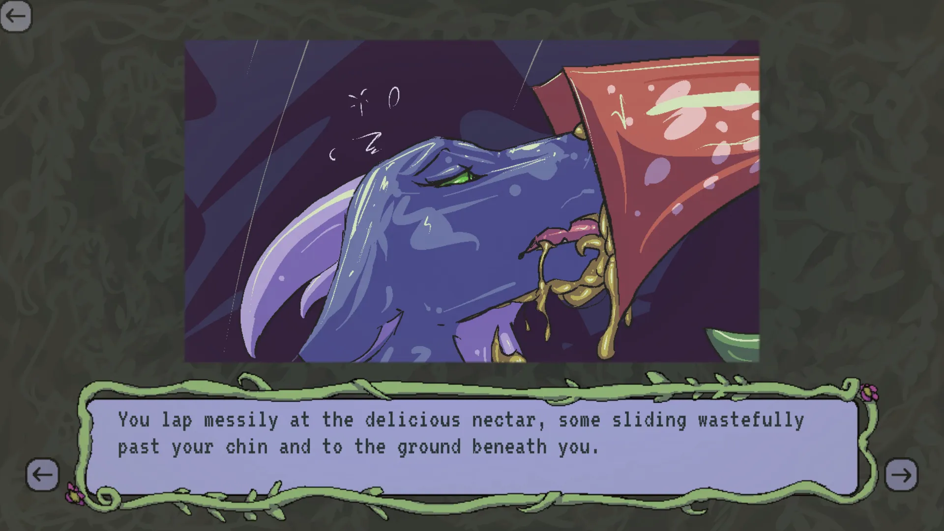Greenhouse gameplay screenshot 2 (Ren'Py adult game) by Ekull – free download