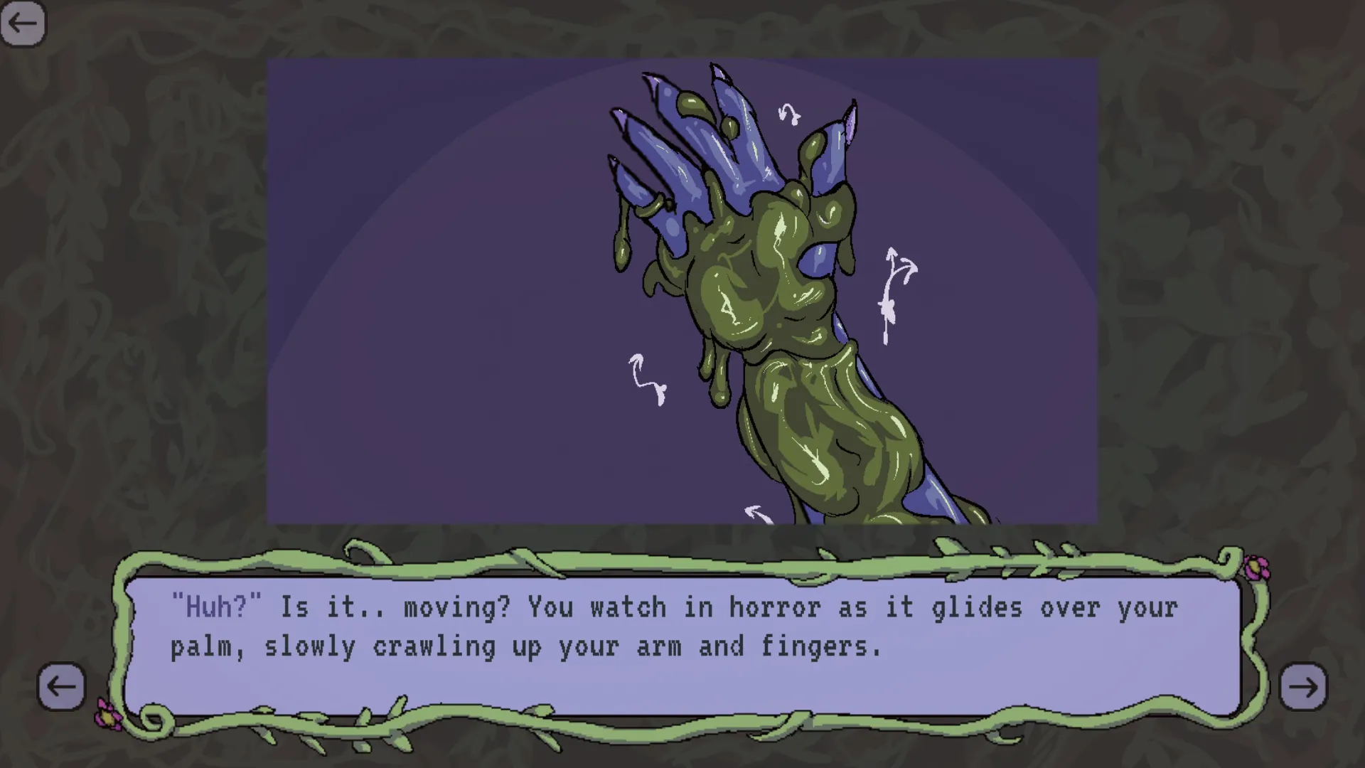 Greenhouse gameplay screenshot 4 (Ren'Py adult game) by Ekull – free download