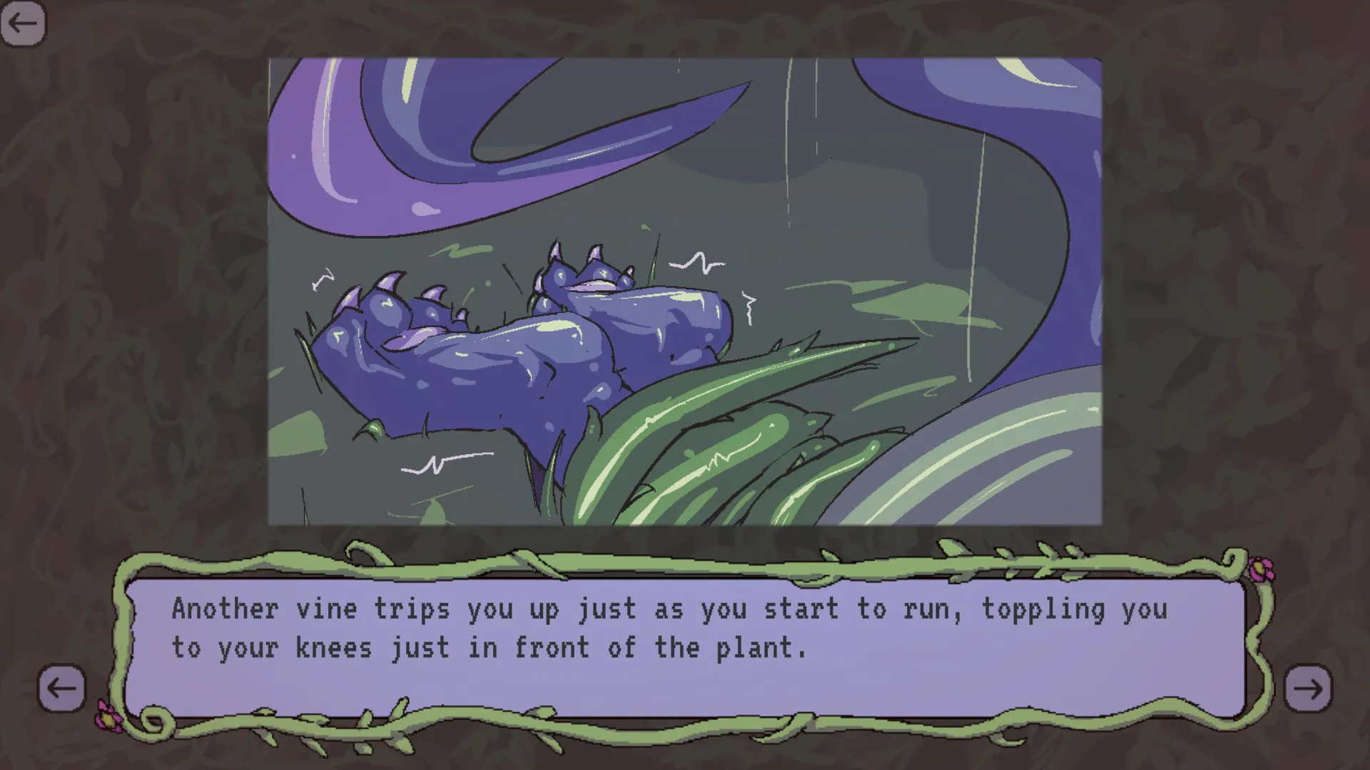 Greenhouse gameplay screenshot 7 (Ren'Py adult game) by Ekull – free download