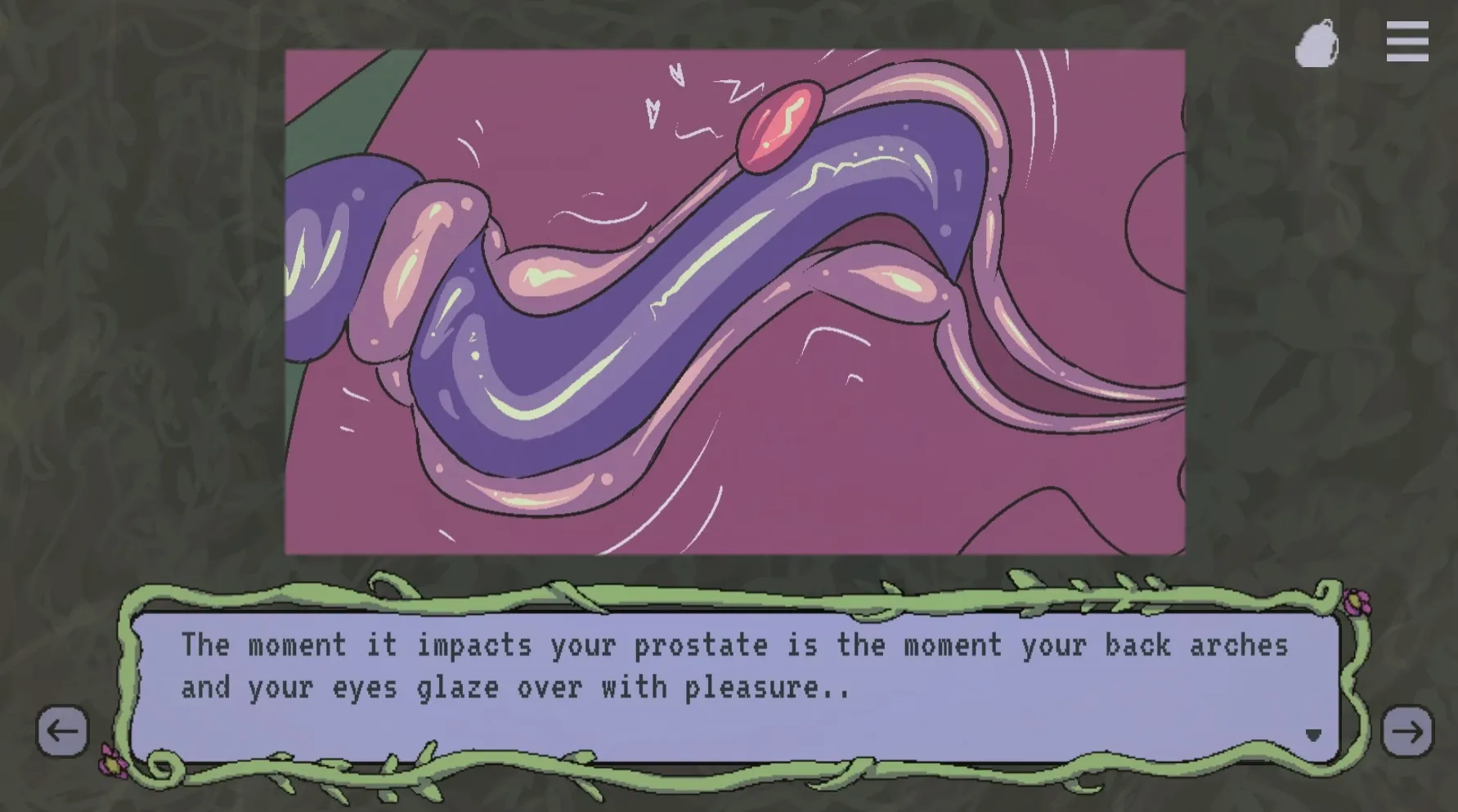 Greenhouse gameplay screenshot 10 (Ren'Py adult game) by Ekull – free download