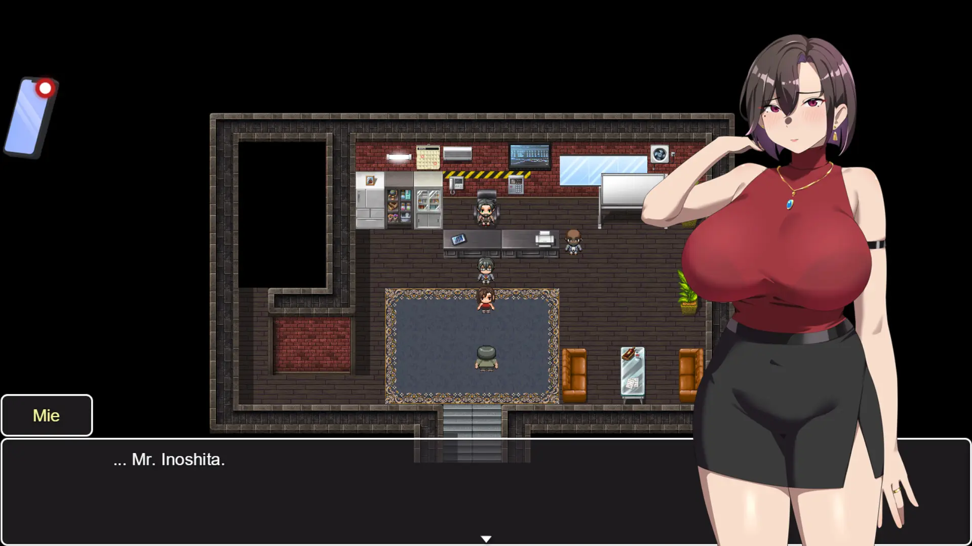 Her Fall in the Last Days gameplay screenshot 3 (Ren'Py adult game) by Lactose Quest – free download