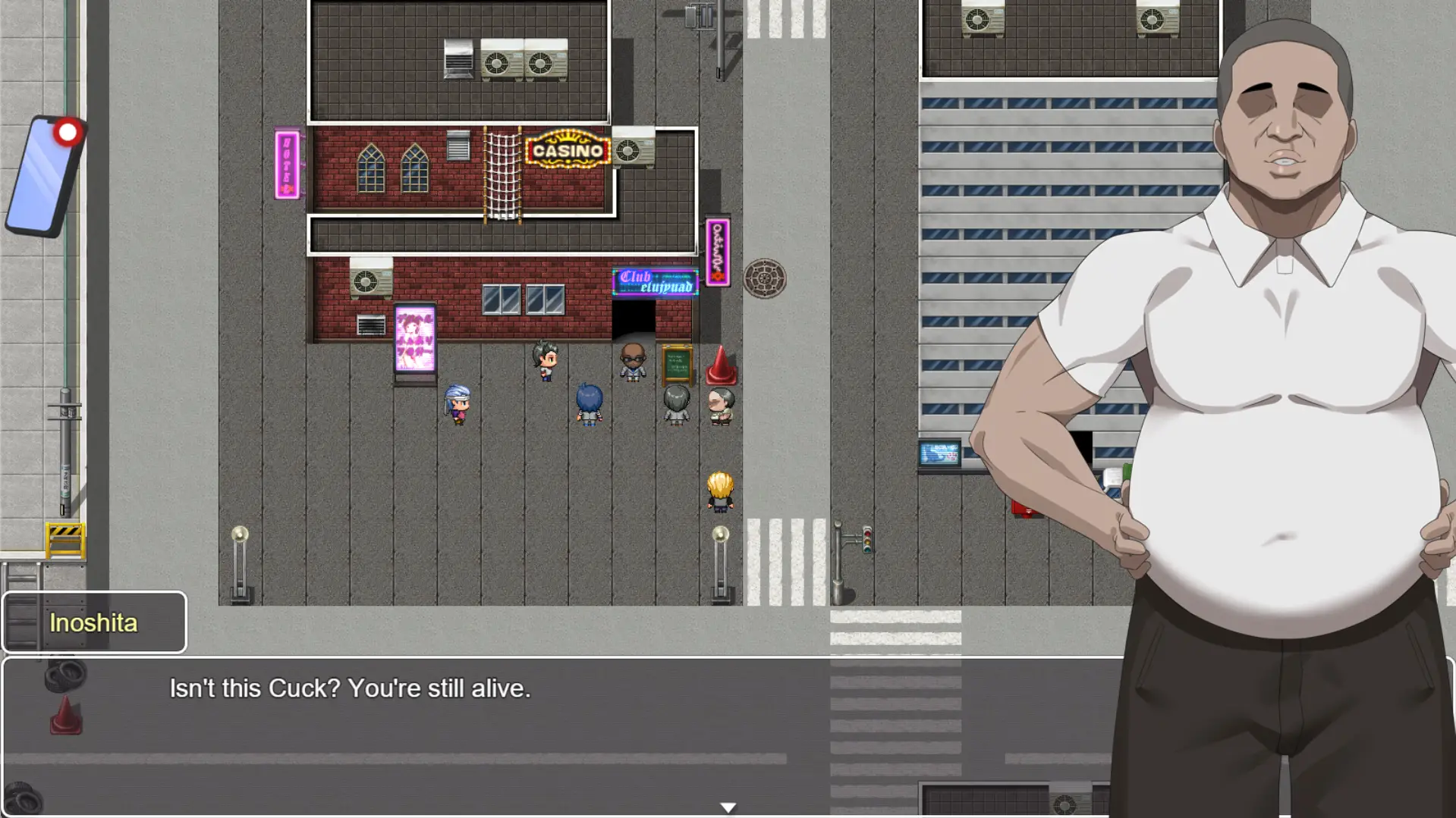 Her Fall in the Last Days gameplay screenshot 8 (Ren'Py adult game) by Lactose Quest – free download