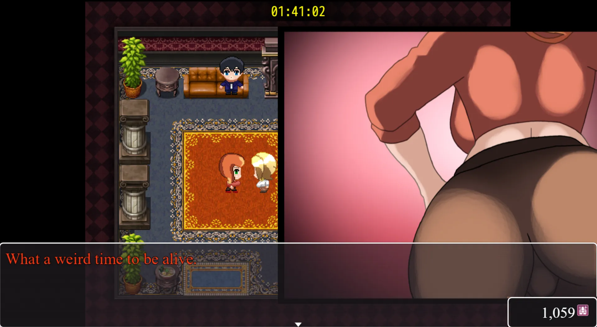 Bouquet of Roses gameplay screenshot 3 (Ren'Py adult game) by NutLeader – free download