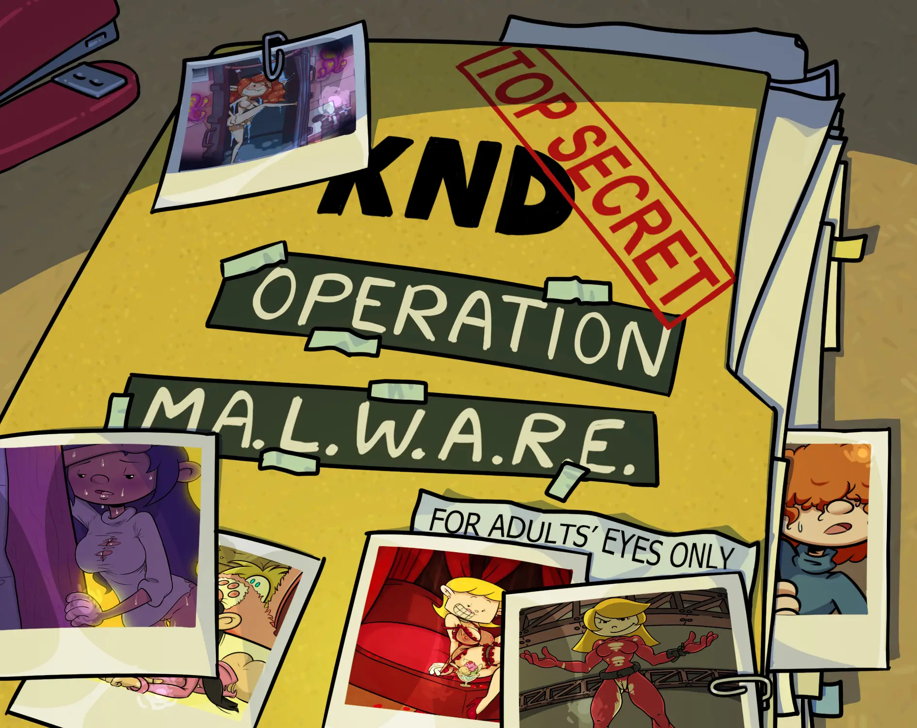 K.N.D. Operation M.A.L.W.A.R.E. gameplay screenshot 5 (Ren'Py adult game) by Tropic – free download