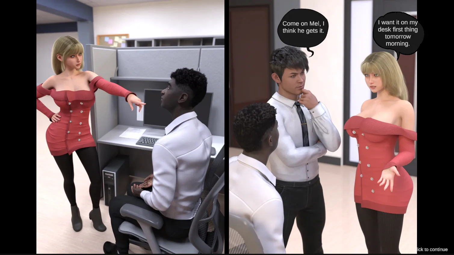 Office Life gameplay screenshot 6 (Ren'Py adult game) by Naisho_Entertainment – free download