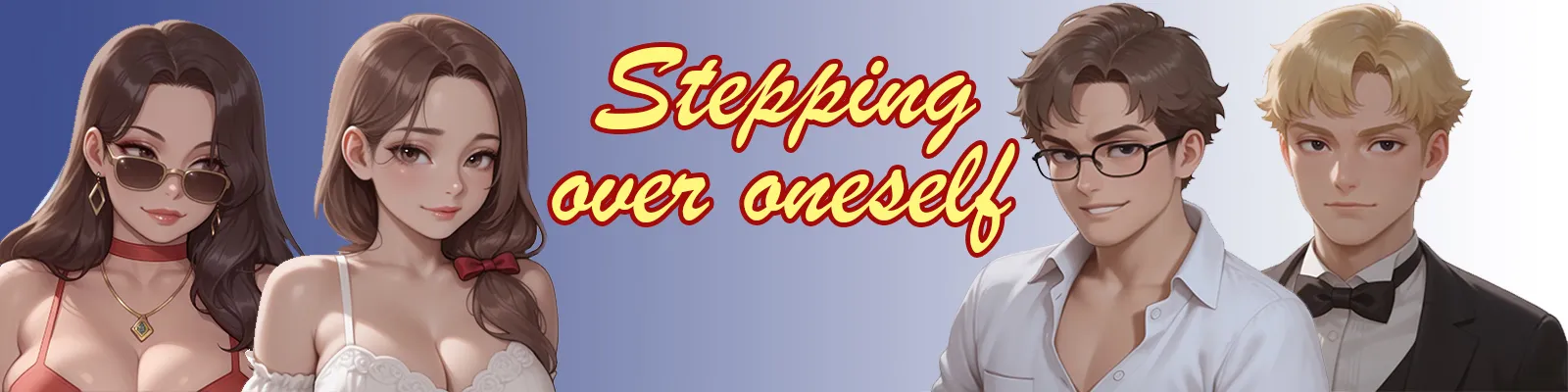 Stepping Over Oneself gameplay screenshot 2 (Ren'Py adult game) by PixelFrogFoundry – free download