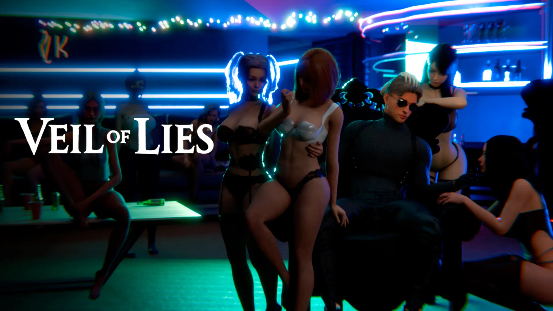 Veil of Lies cover Chapter 1 – Ren'Py adult game by Holk free download