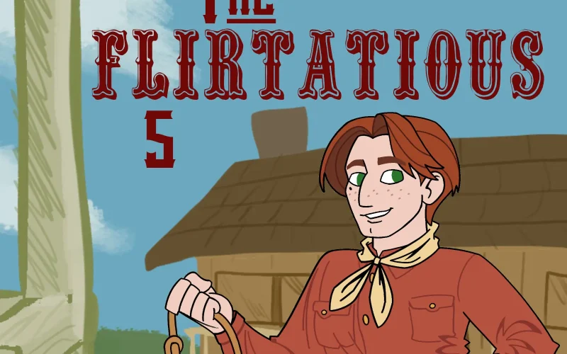 The Flirtatious Five cover 0.8.0.0 Public – Ren'Py adult game by Down Bad Smut Games free download