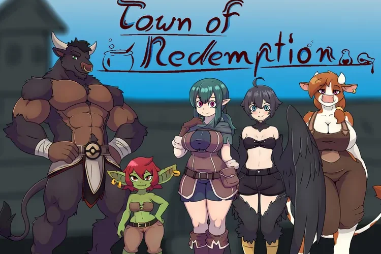 Town of Redemption cover 0.62 – Ren'Py adult game by PomiArt free download