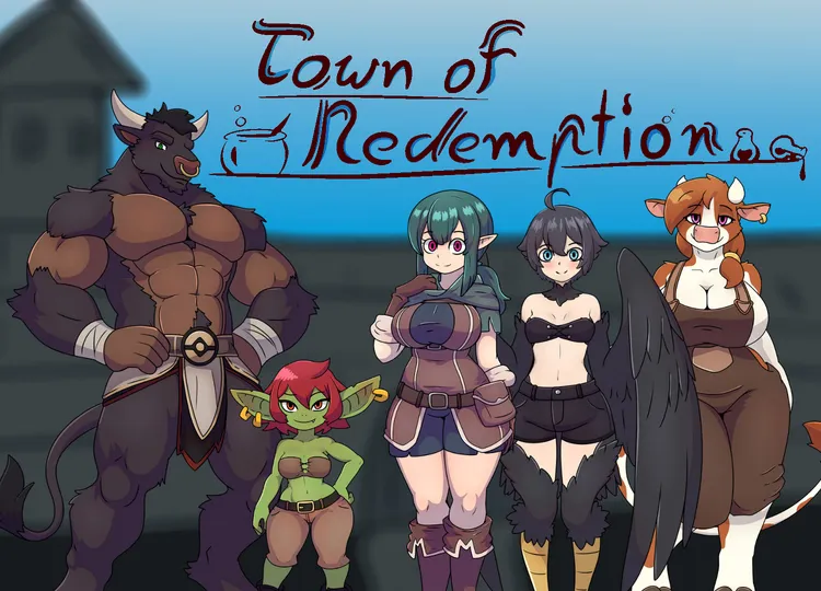 Town of Redemption cover 0.62 – Ren'Py adult game by PomiArt free download