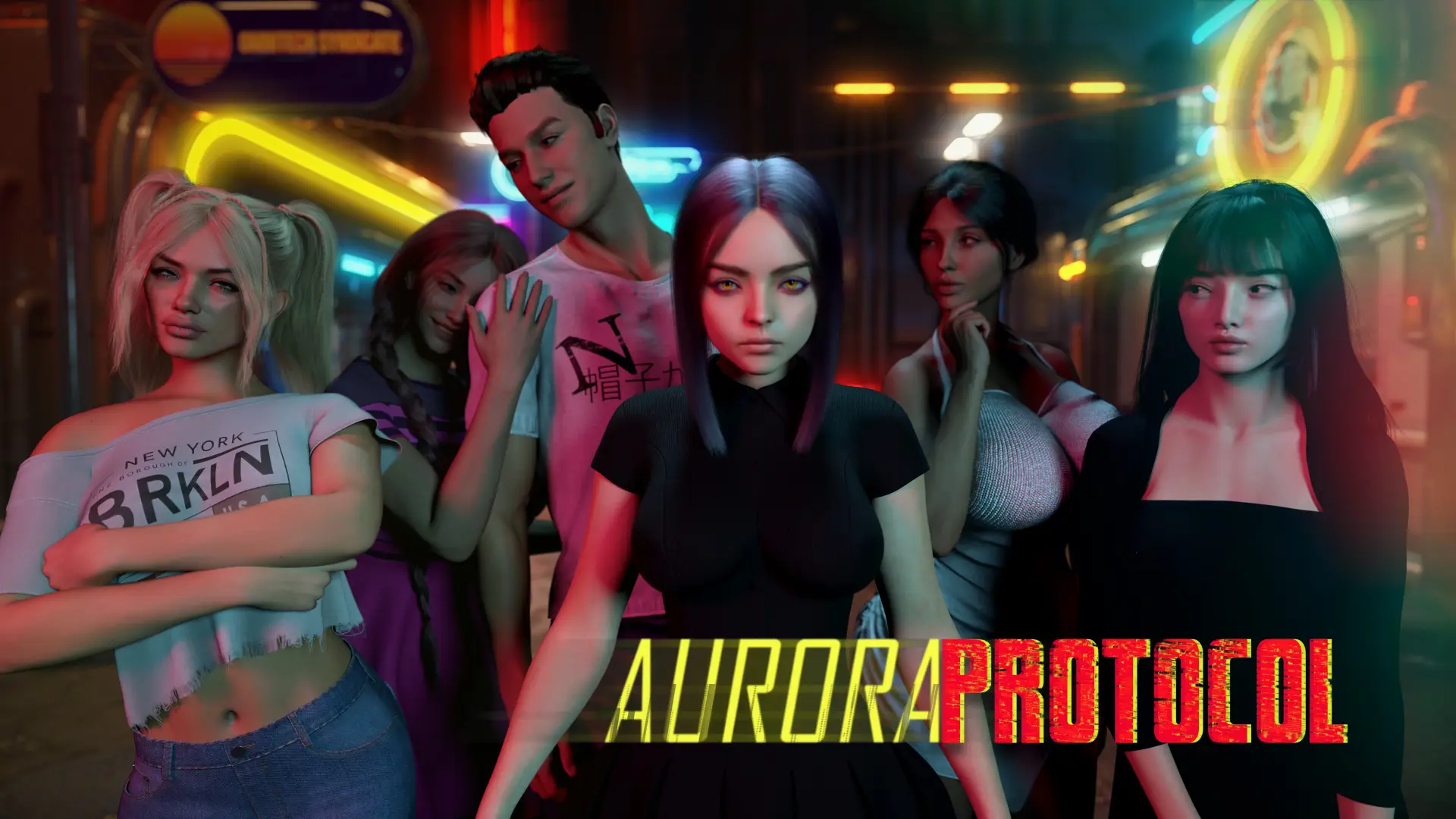 Aurora Protocol cover 0.5 Public – Ren'Py adult game by Astghik free download
