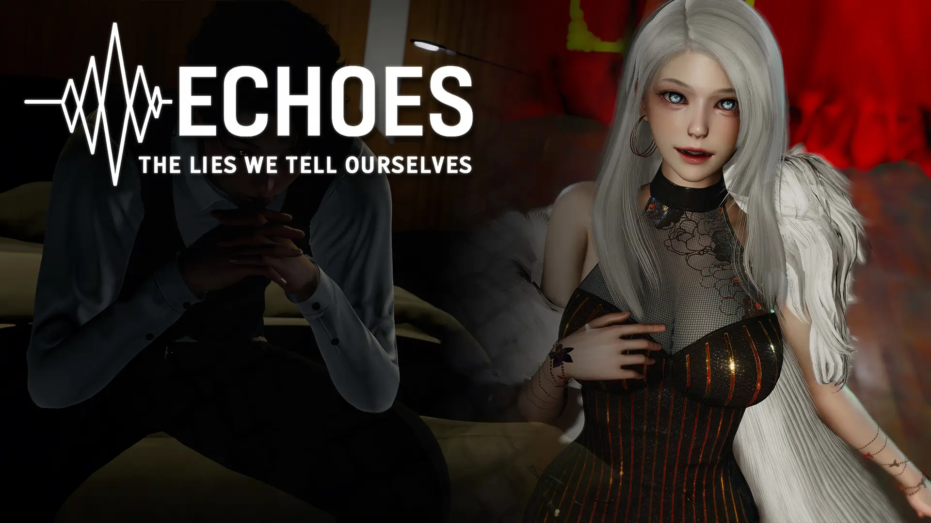 Echoes: The Lies We Tell Ourselves cover Episode 4 Public – Ren'Py adult game by Oldcat free download