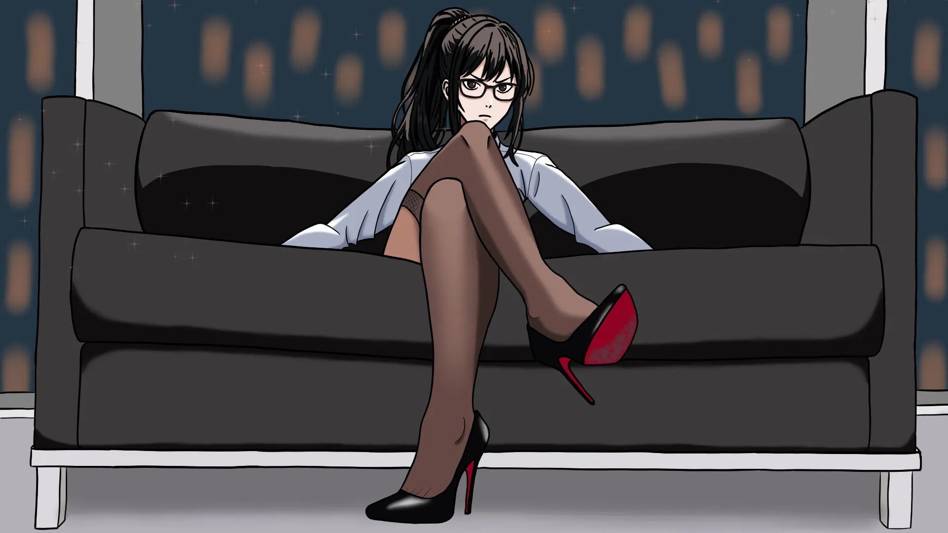 My Femdom Boss gameplay screenshot 1 (Ren'Py adult game) by CraveRot – free download