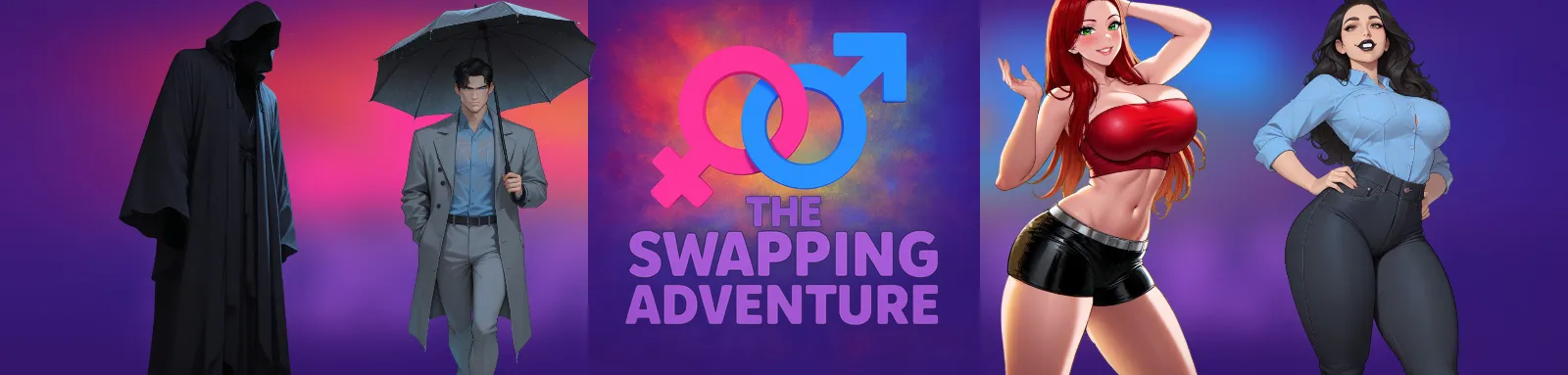 The Swapping Adventure gameplay screenshot 2 (HTML adult game) by Pietro Maximovv – free download
