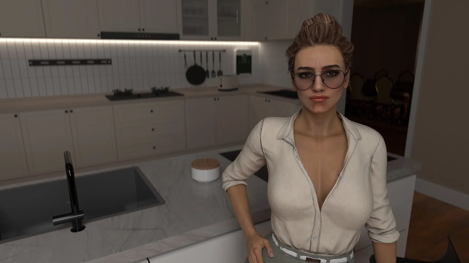 Hot Mansion Adventures gameplay screenshot 8 (Ren'Py adult game) by Naughty Pixel – free download