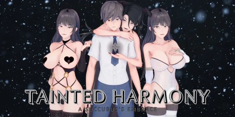 Tainted Harmony: A Succubus`s Embrace cover 0.7.1 – Ren'Py adult game by RaveDev free download