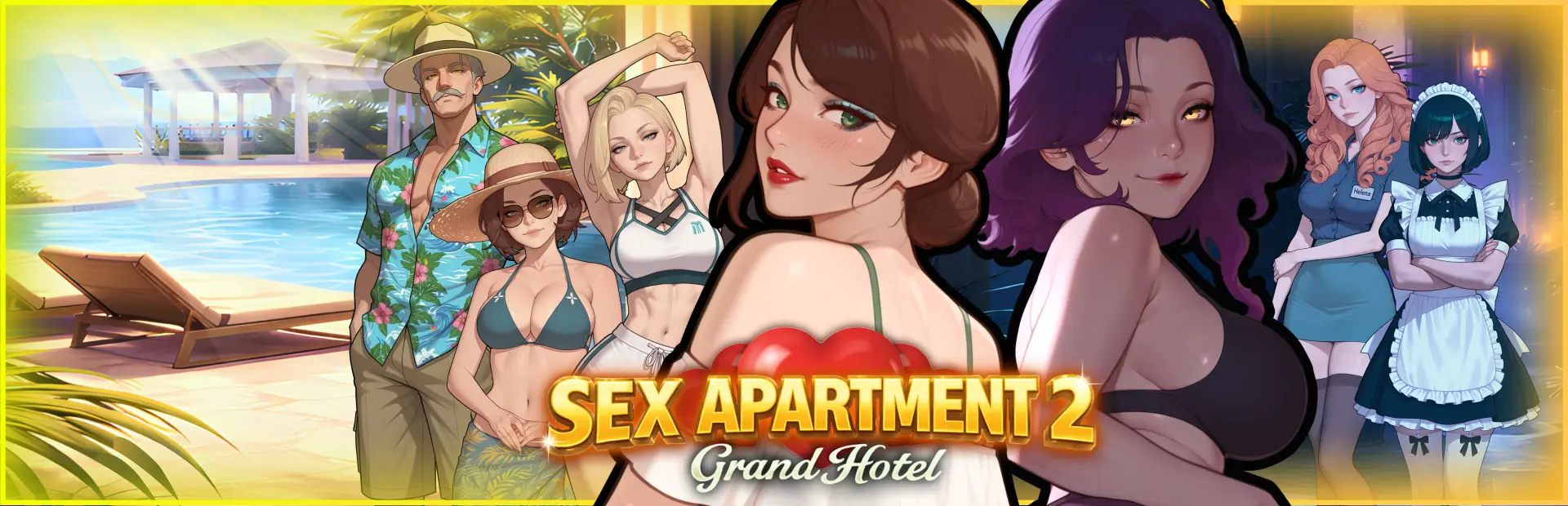 Sex Apartment 2: Grand Hotel gameplay screenshot 7 (Ren'Py adult game) by Dreamers Workshop – free download