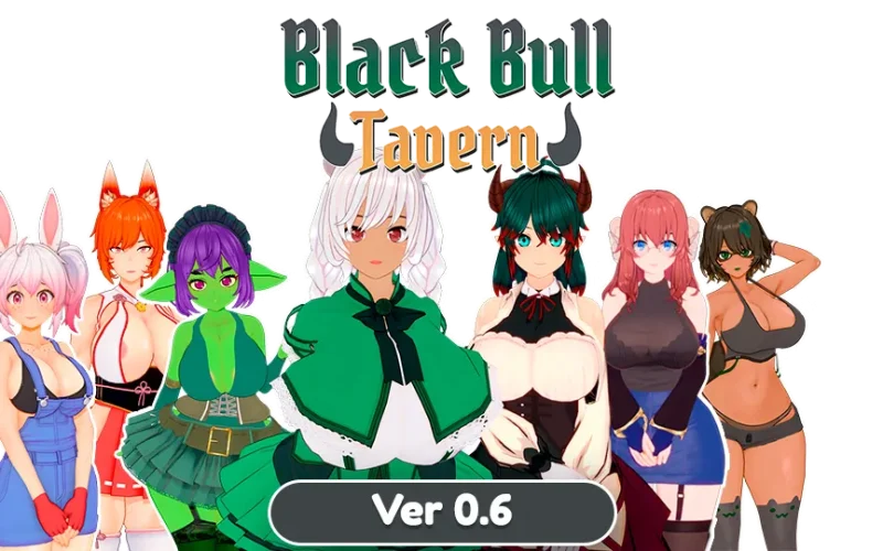 Black Bull Tavern: Monster Girl Harem cover 0.8 – Ren'Py adult game by Lewd Milk free download