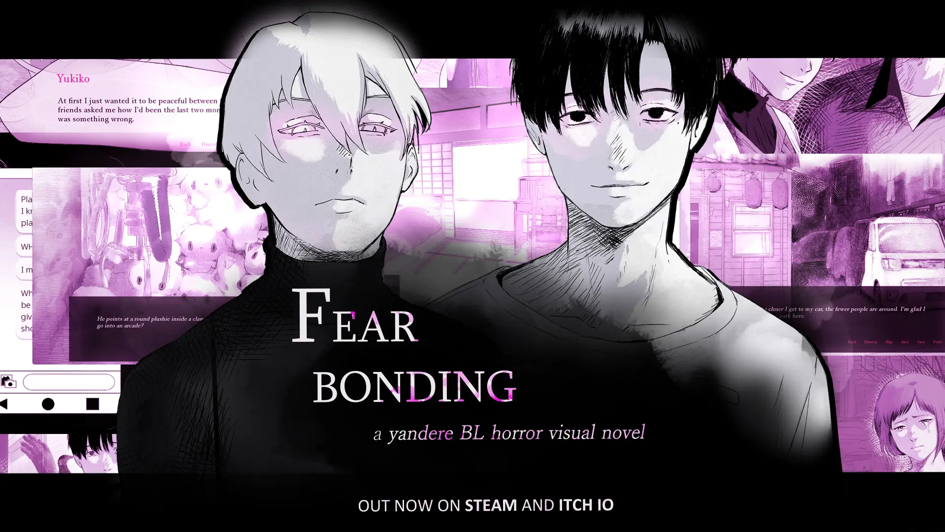 Fearbonding gameplay screenshot 4 (Ren'Py adult game) by Night Asobu – free download