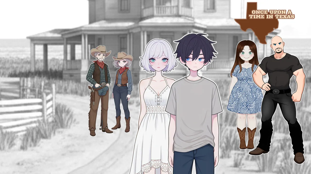 Once Upon a Time in Texas gameplay screenshot 3 (Ren'Py adult game) by Thursday28 – free download