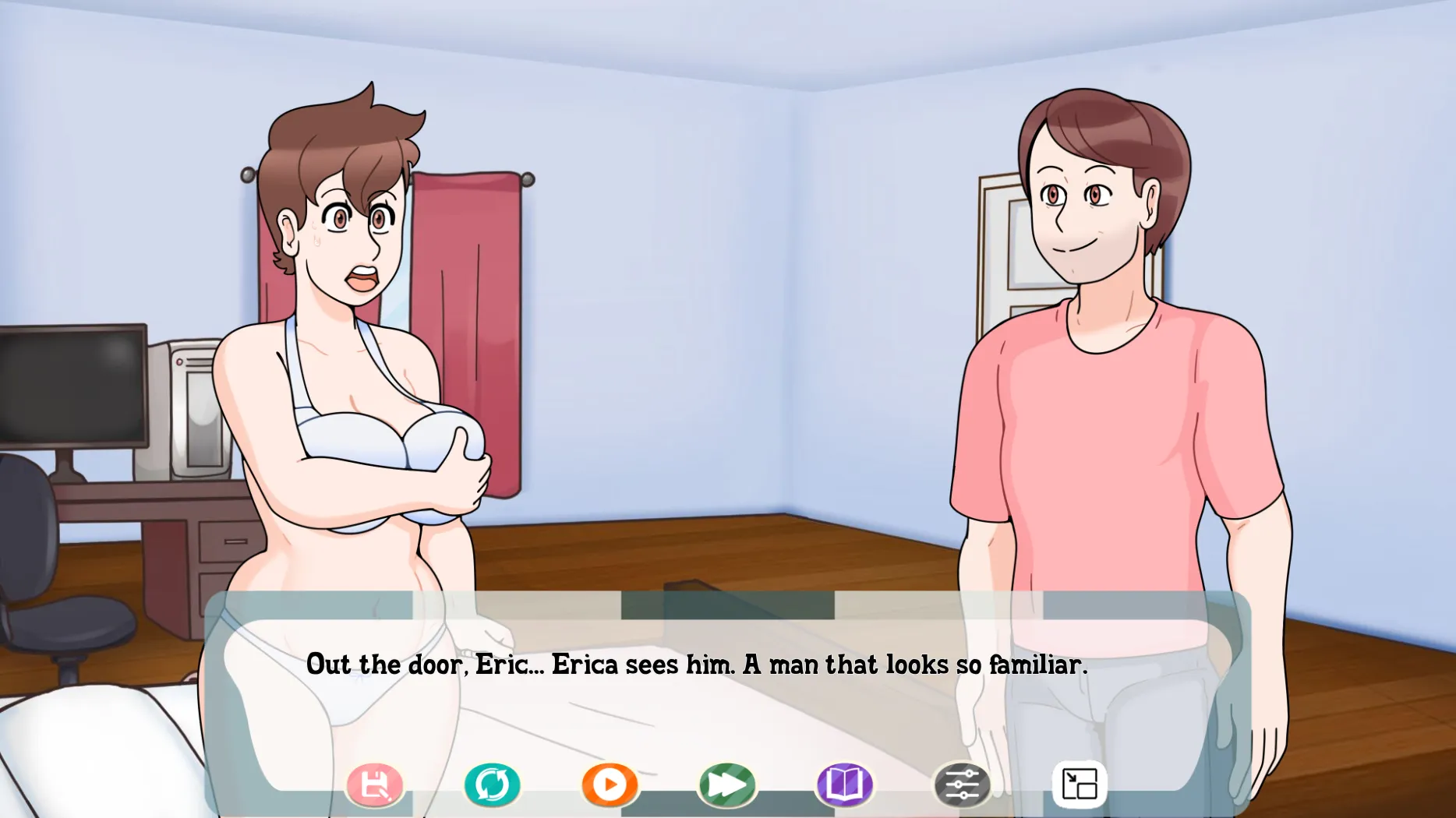 Profession of Affection gameplay screenshot 3 (Ren'Py adult game) by Dead End Draws – free download