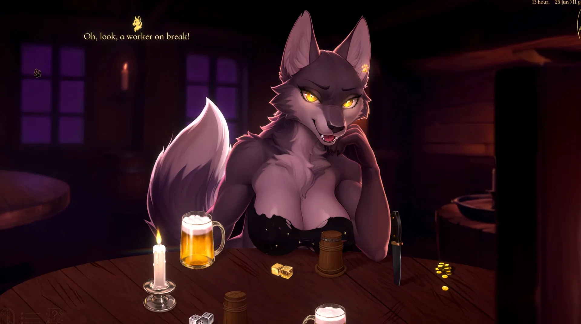Lucky Kiss gameplay screenshot 6 (Ren'Py adult game) by Randy Fox – free download