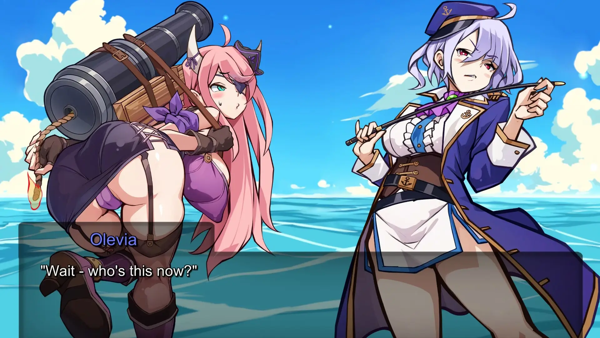Hentai Pirates Survivors gameplay screenshot 3 (Ren'Py adult game) by Pinky Pads – free download