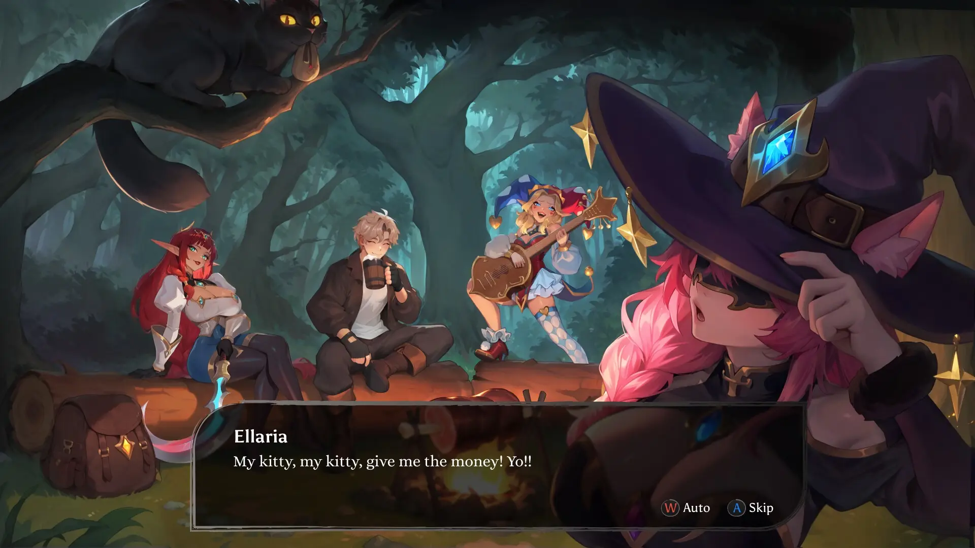 AURA 2: Lust of the Gods gameplay screenshot 1 (Ren'Py adult game) by TopHouse Studio – free download