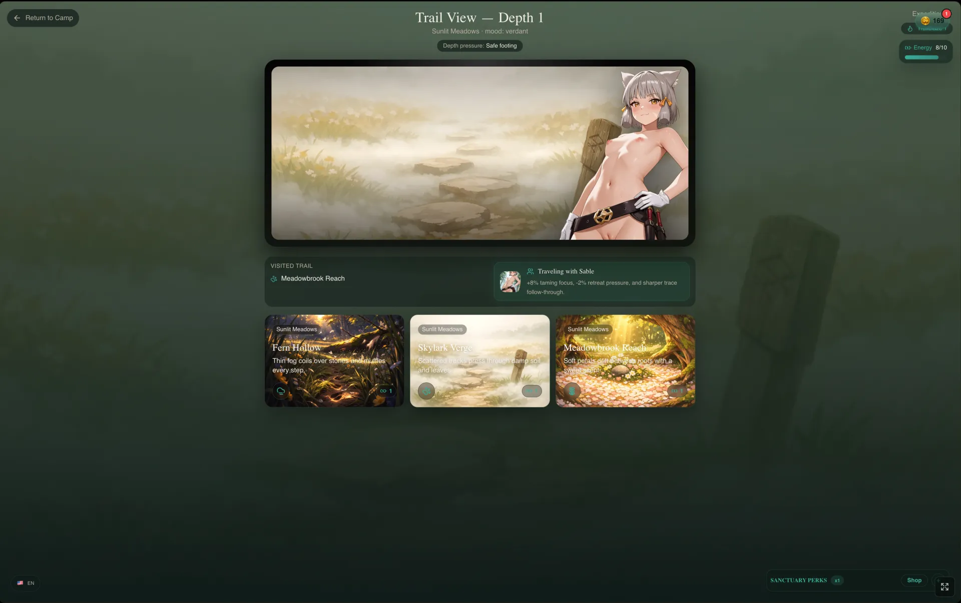 Chimera Haven gameplay screenshot 5 (HTML adult game) by Shaste – free download