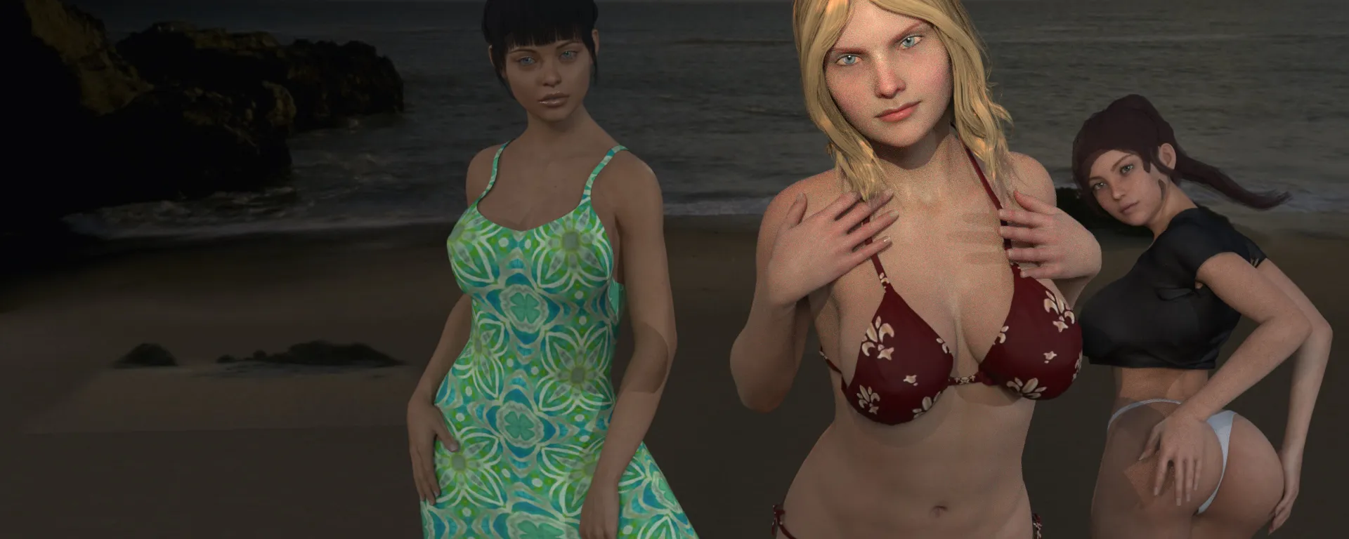 A Trip to Paradise gameplay screenshot 1 (Ren'Py adult game) by CGstudios – free download