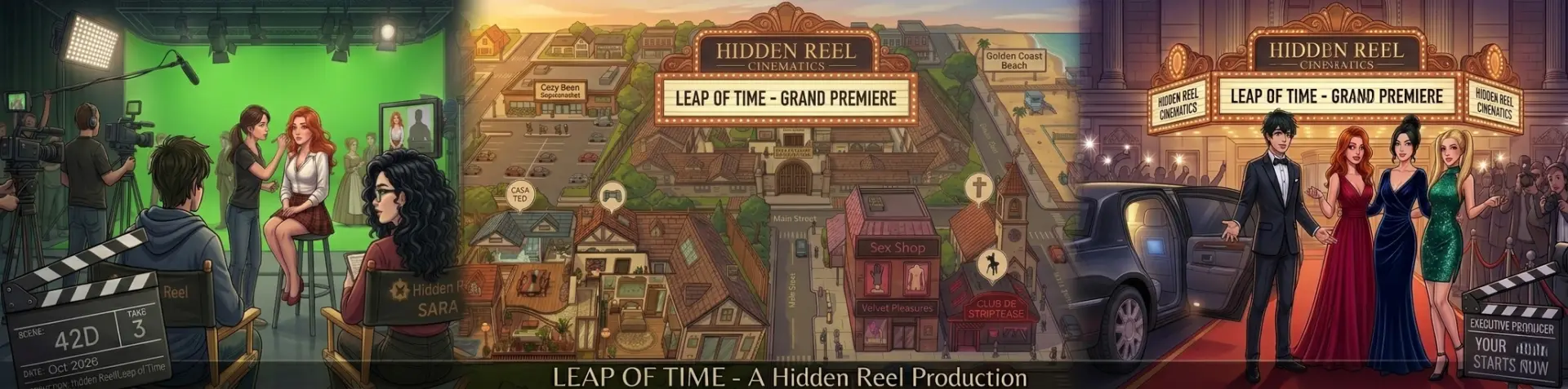 Leap of Time gameplay screenshot 2 (Ren'Py adult game) by Time Travel – free download
