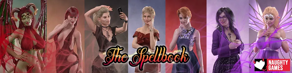 The Spellbook cover 0.22.0.0 – Ren'Py adult game by NaughtyGames free download