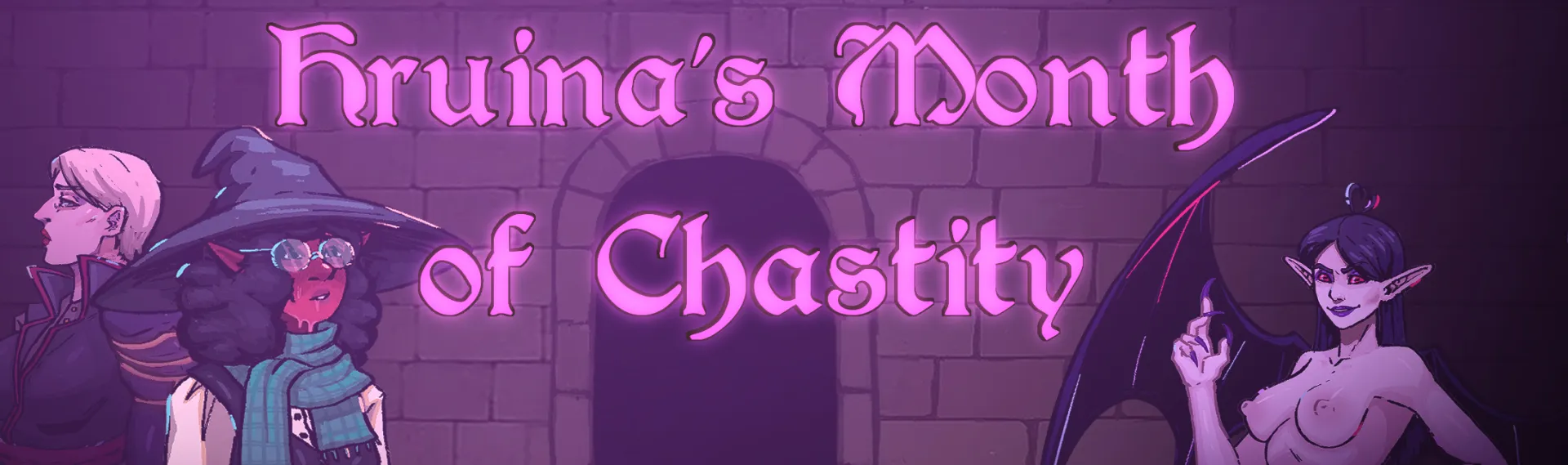Hruina’s Month of Chastity gameplay screenshot 1 (Ren'Py adult game) by Tired Creamtart – free download
