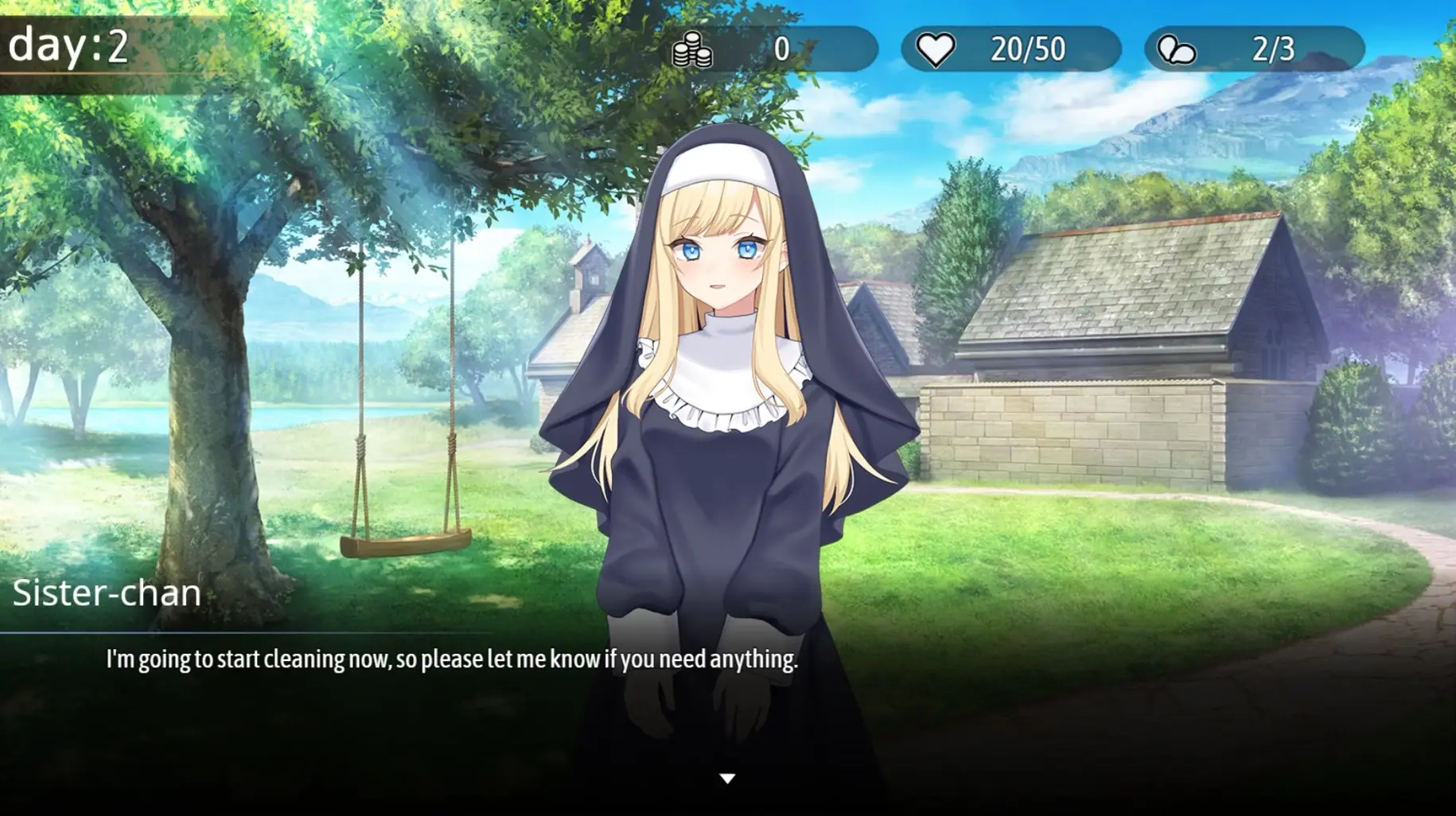 Halcyon Days ~Sunny Days with Sister-chan~ gameplay screenshot 8 (Ren'Py adult game) by CatNight – free download