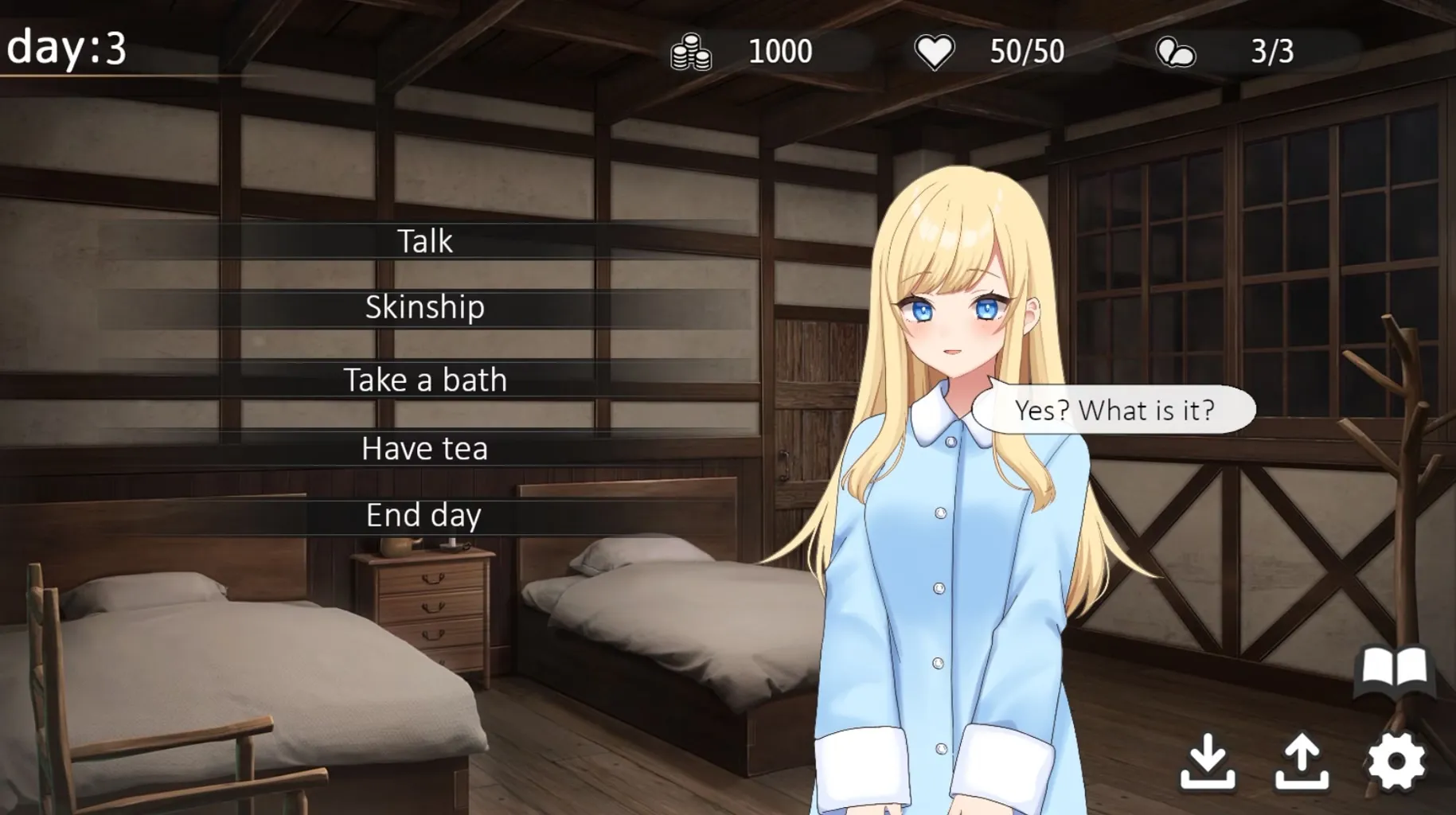 Halcyon Days ~Sunny Days with Sister-chan~ gameplay screenshot 5 (Ren'Py adult game) by CatNight – free download