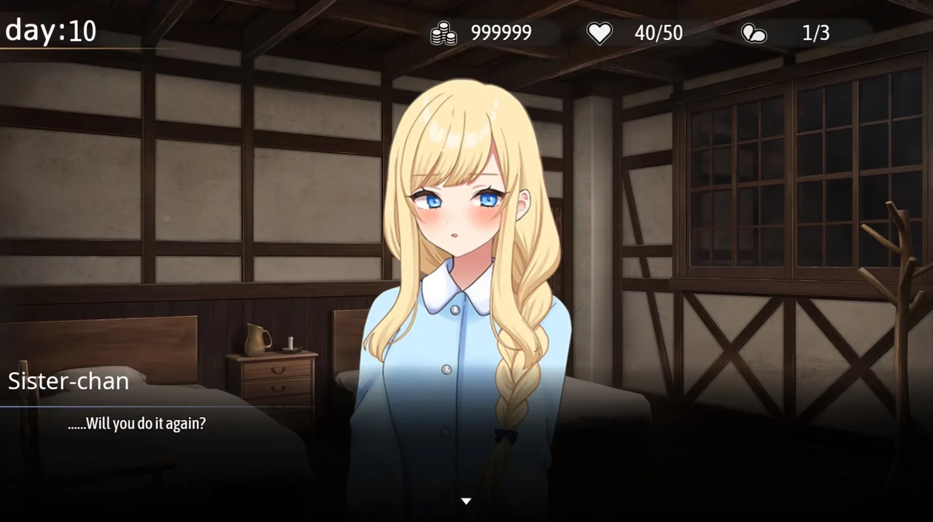 Halcyon Days ~Sunny Days with Sister-chan~ gameplay screenshot 14 (Ren'Py adult game) by CatNight – free download