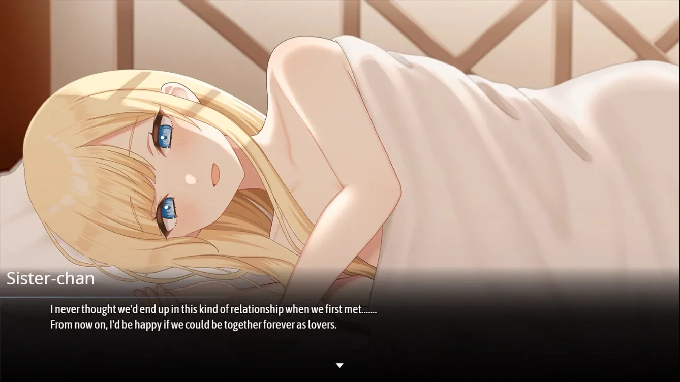 Halcyon Days ~Sunny Days with Sister-chan~ gameplay screenshot 12 (Ren'Py adult game) by CatNight – free download