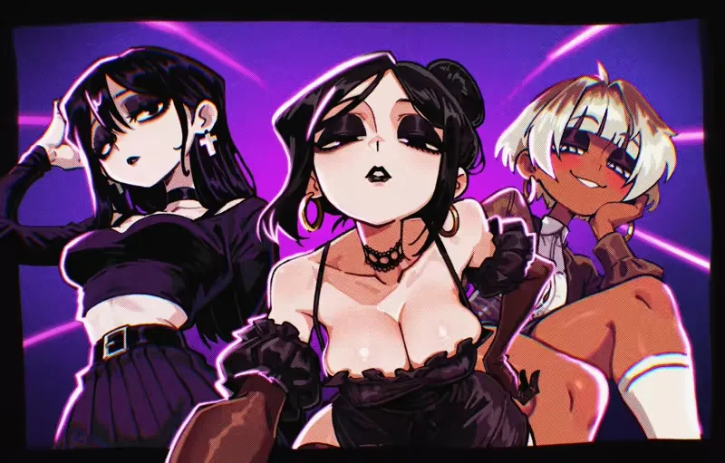 Goth Obsession: Touch Adventure gameplay screenshot 1 (Ren'Py adult game) by Mora the Goth Girl – free download