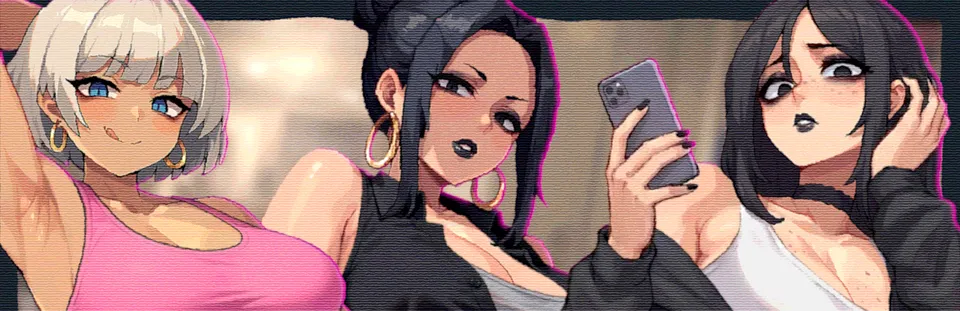 Goth Obsession: Touch Adventure gameplay screenshot 4 (Ren'Py adult game) by Mora the Goth Girl – free download
