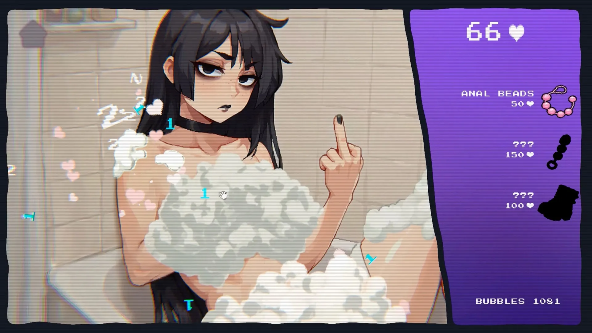 Goth Obsession: Touch Adventure gameplay screenshot 5 (Ren'Py adult game) by Mora the Goth Girl – free download