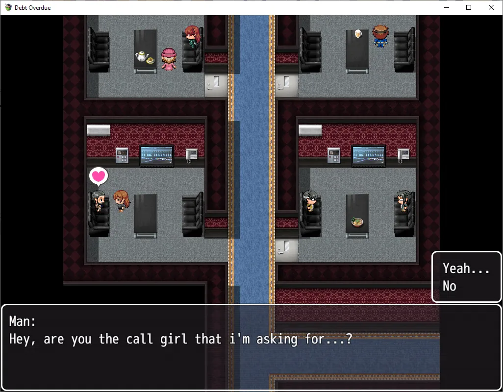 Overdue Debt gameplay screenshot 5 (Ren'Py adult game) by Pacuy Work's – free download