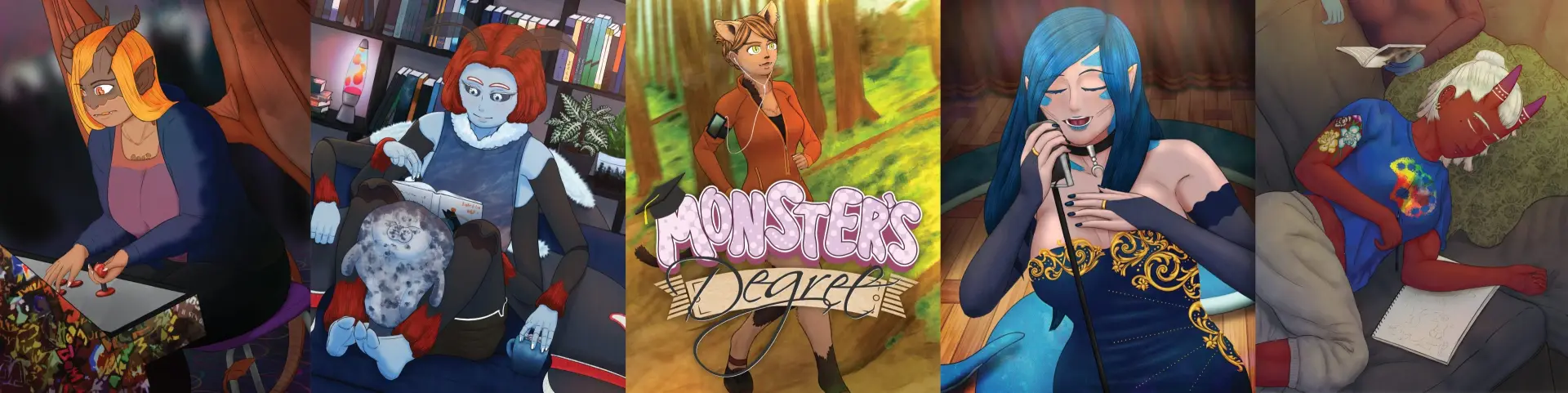 Monster’s Degree gameplay screenshot 9 (Ren'Py adult game) by ThibsArt – free download