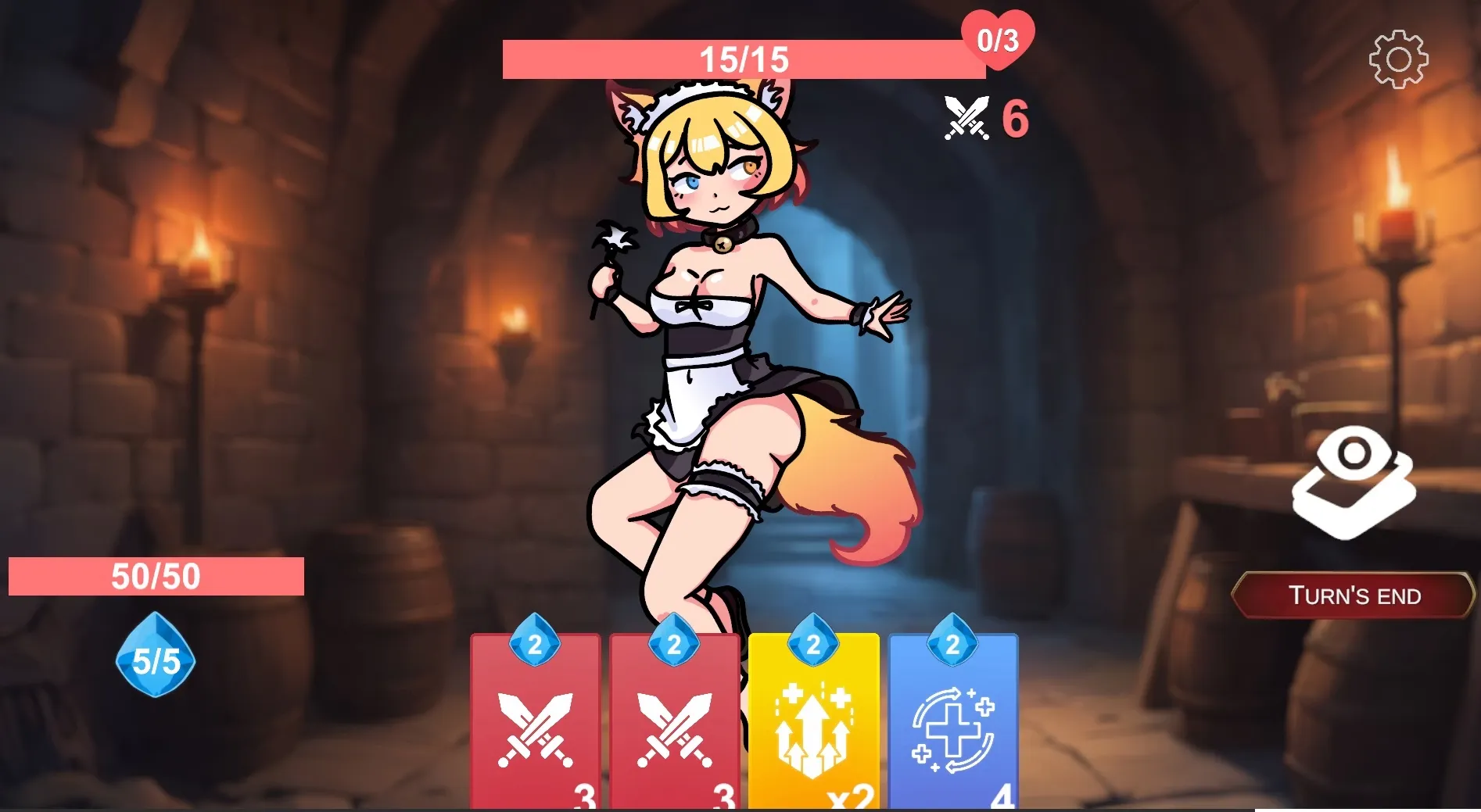Hentai Dungeon gameplay screenshot 5 (Ren'Py adult game) by Amsern Studio – free download